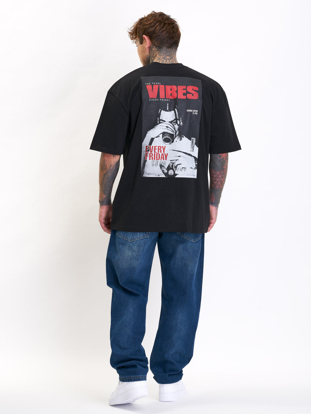 Vibes Oversize T-Shirt Black
