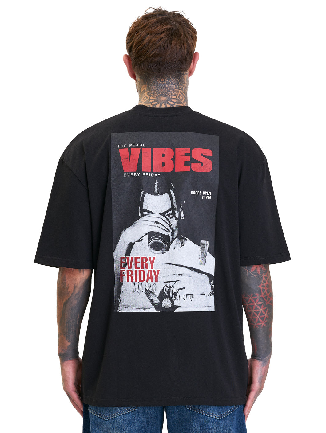 Vibes Oversize T-Shirt Black