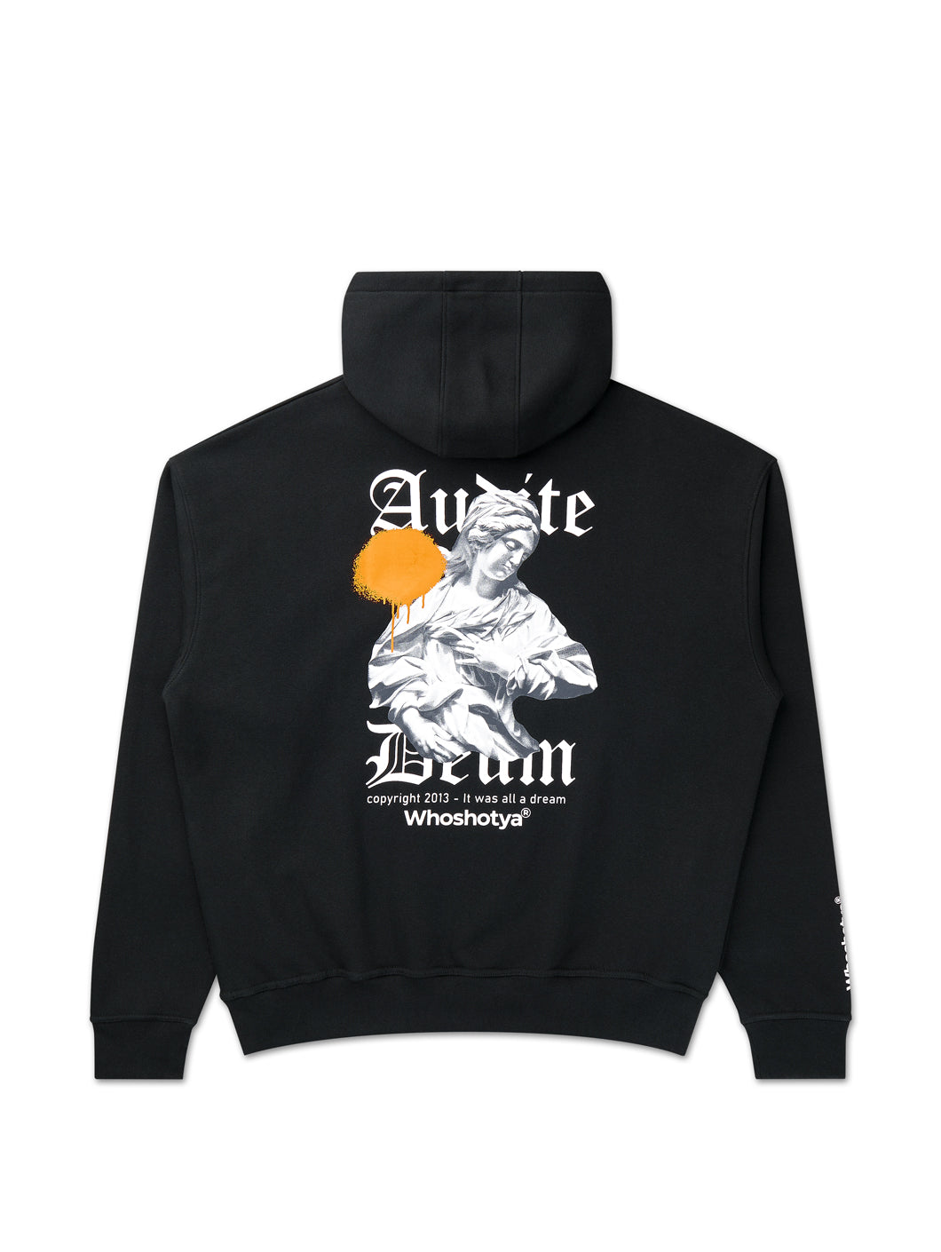 Audite Deum Oversized Hoodie Black