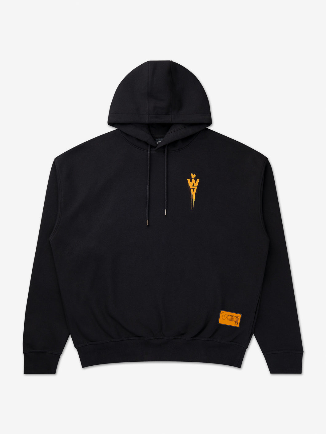 Headless Oversized Hoodie Black