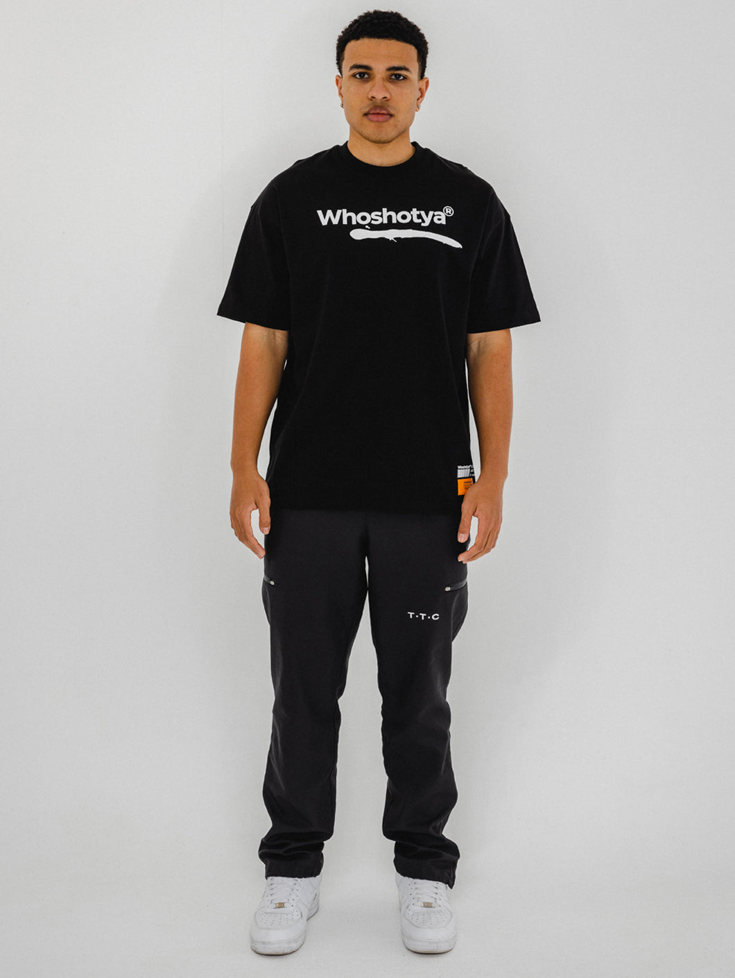 Whitelines Oversized T-Shirt Black