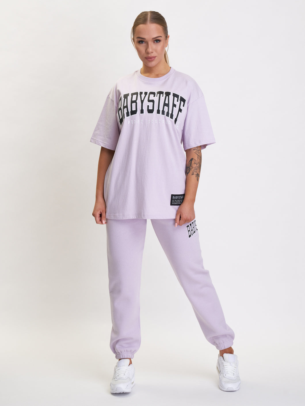 Babystaff College Oversize T-Shirt Lavender