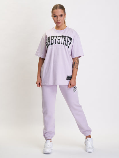 Babystaff College Oversize T-Shirt Lavender