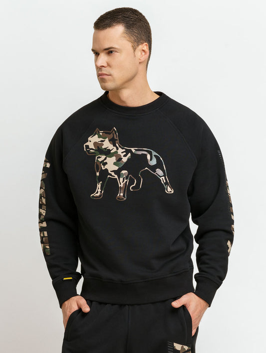 Amstaff Logo 2.0 Sweatshirt Black Camouflage