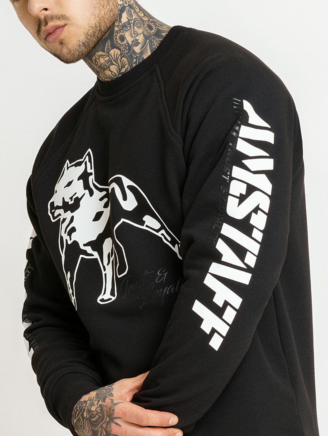 Amstaff Logo 2.0 Sweatshirt Black White