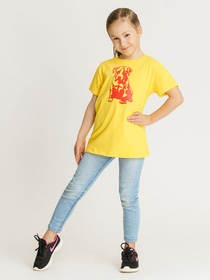 Babystaff Kids Logo T-Shirt Yellow