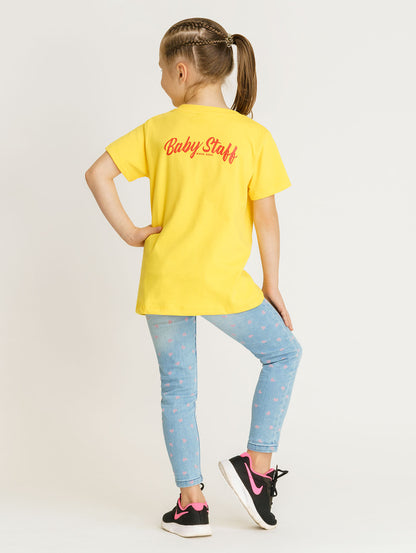 Babystaff Kids Logo T-Shirt Yellow