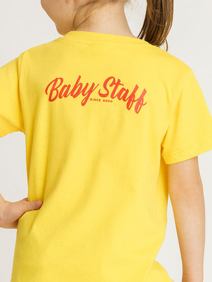Babystaff Kids Logo T-Shirt Yellow