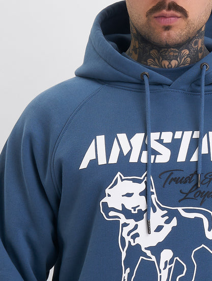 Amstaff Logo 2.0 Hoodie Cobald Blue