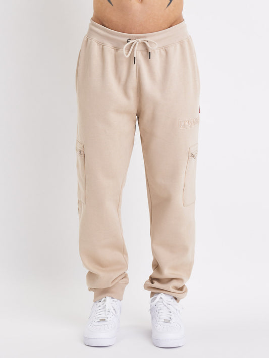 Amstaff Renaska Cargo Sweatpants Beige