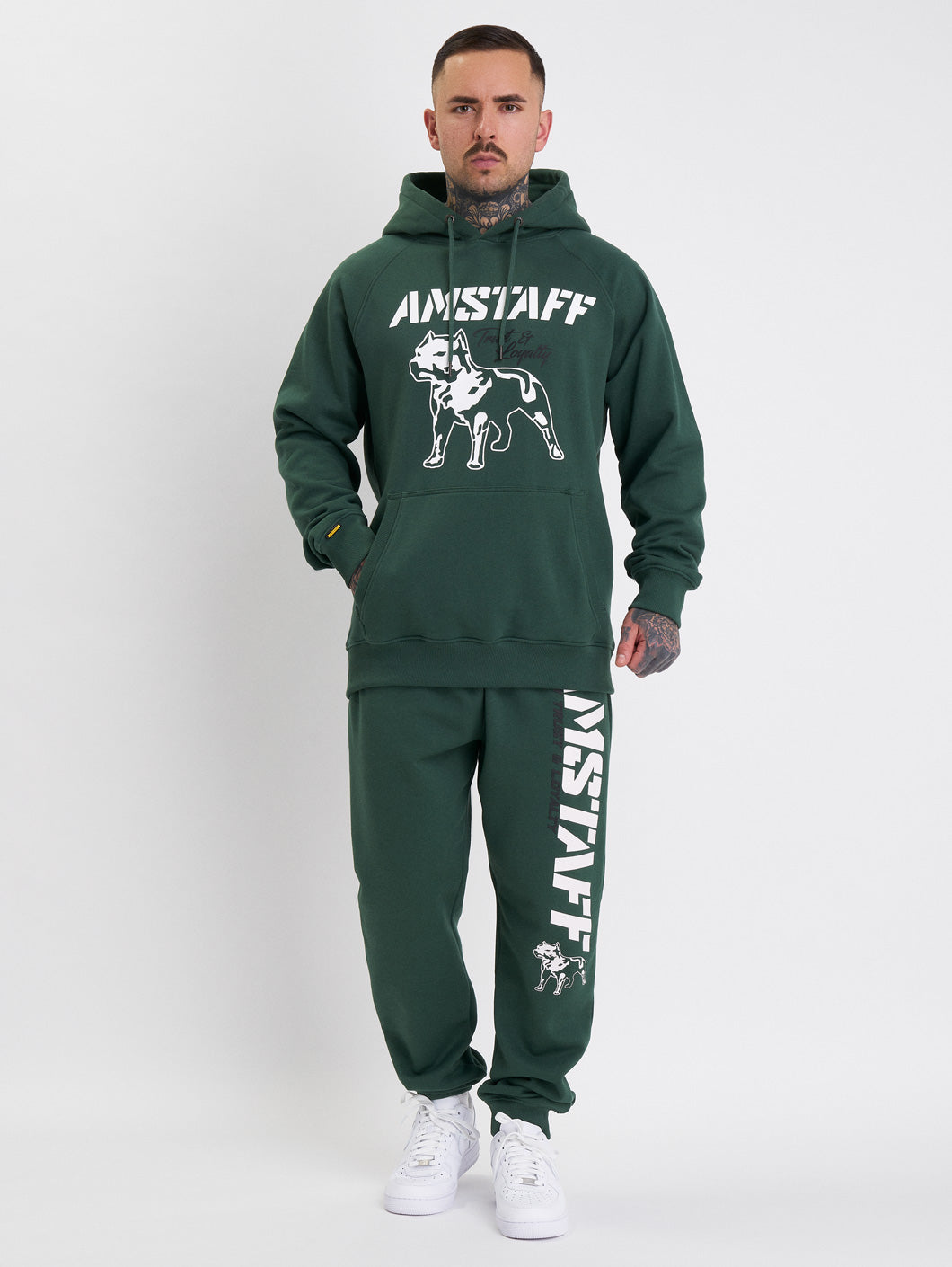 Amstaff Logo 2.0 Hoodie Green