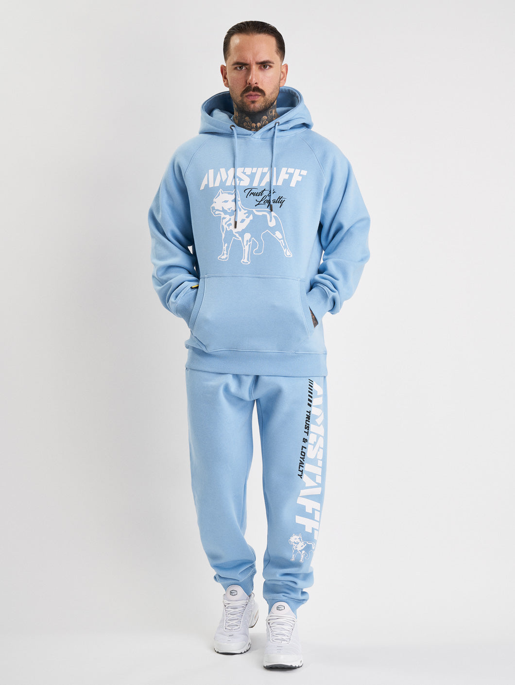 Amstaff Logo 2.0 Hoodie Horizon Blue