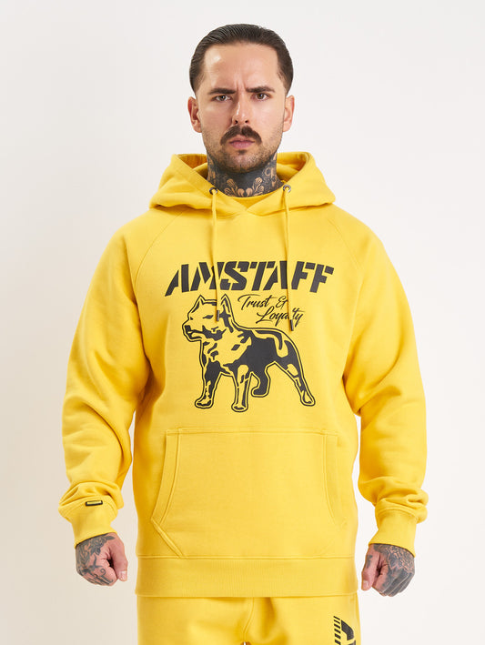 Amstaff Logo 2.0 Hoodie Yellow Black