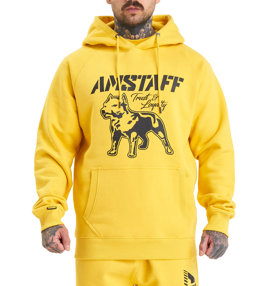 Amstaff Logo 2.0 Hoodie Yellow Black