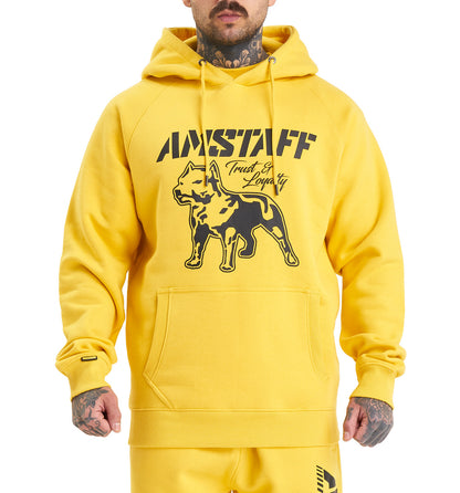 Amstaff Logo 2.0 Hoodie Yellow Black