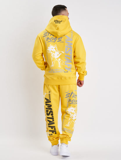 Amstaff Hunters Hoodie Yellow