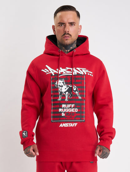 Amstaff Lucian Hoodie Red