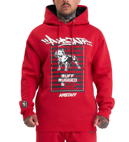 Amstaff Lucian Hoodie Red