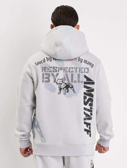 Amstaff Milian Hoodie Stone Grey