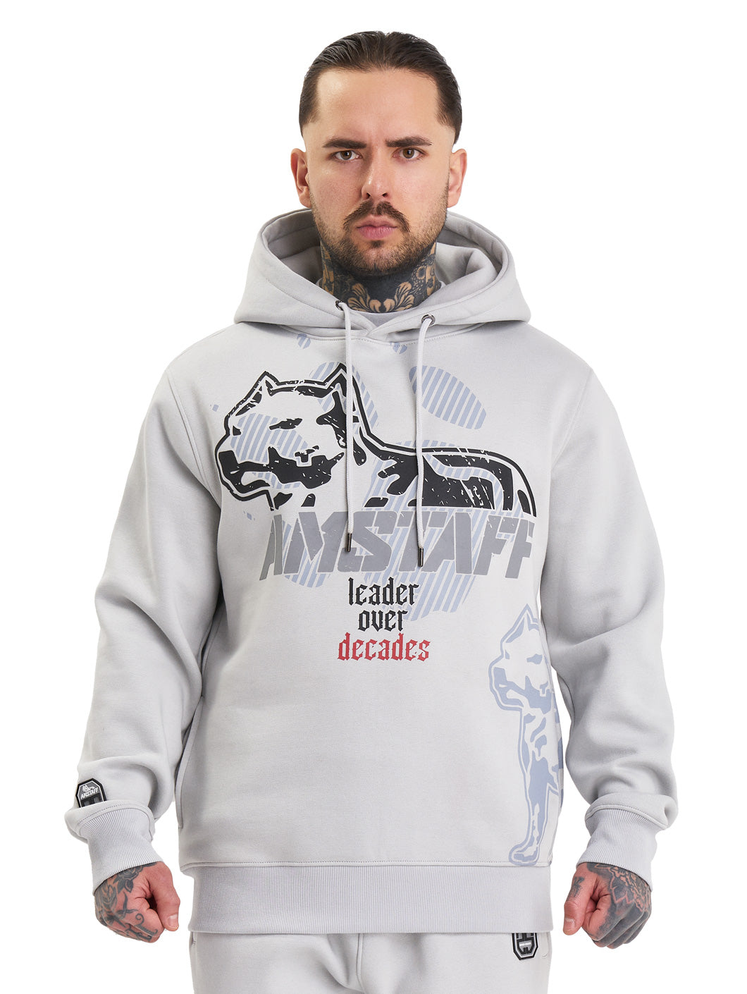 Amstaff Milian Hoodie Stone Grey