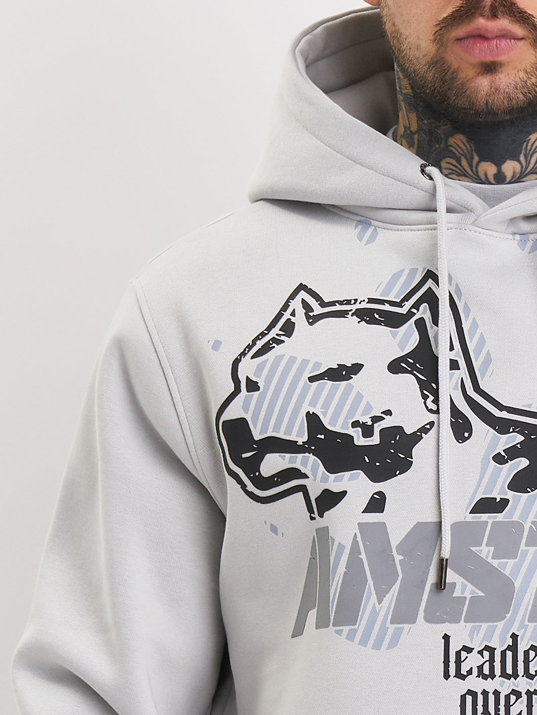 Amstaff Milian Hoodie Stone Grey