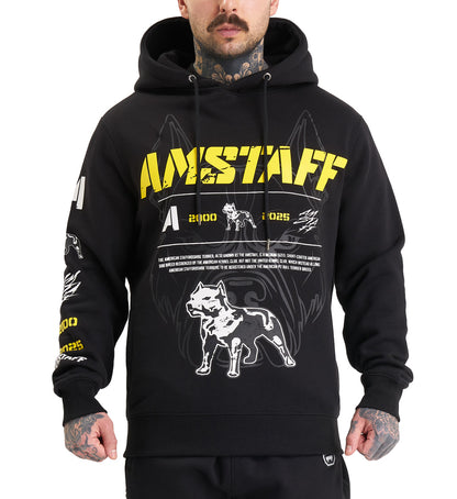 Amstaff Riven Hoodie Black