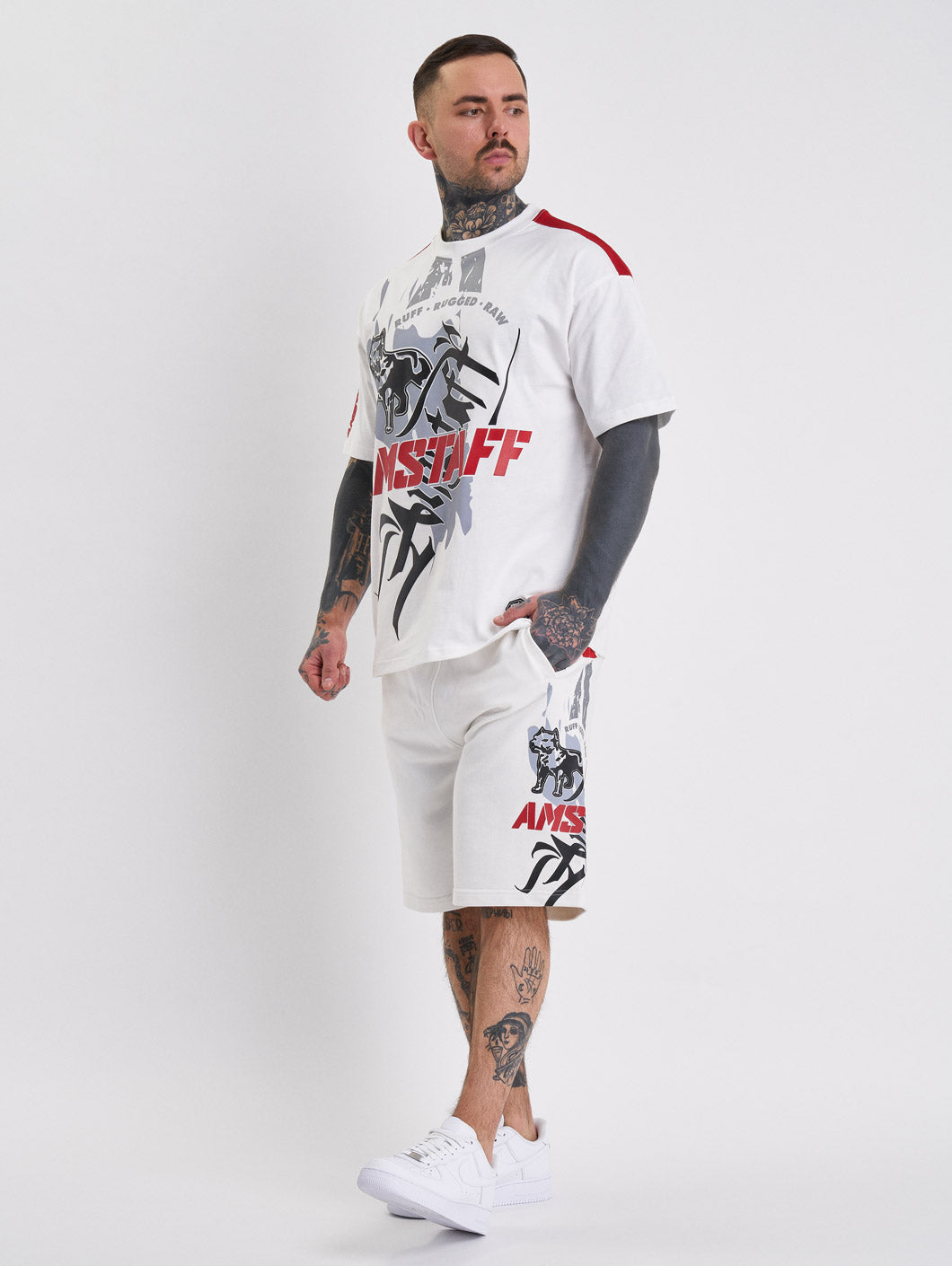 Amstaff Vedor Sweatshorts White