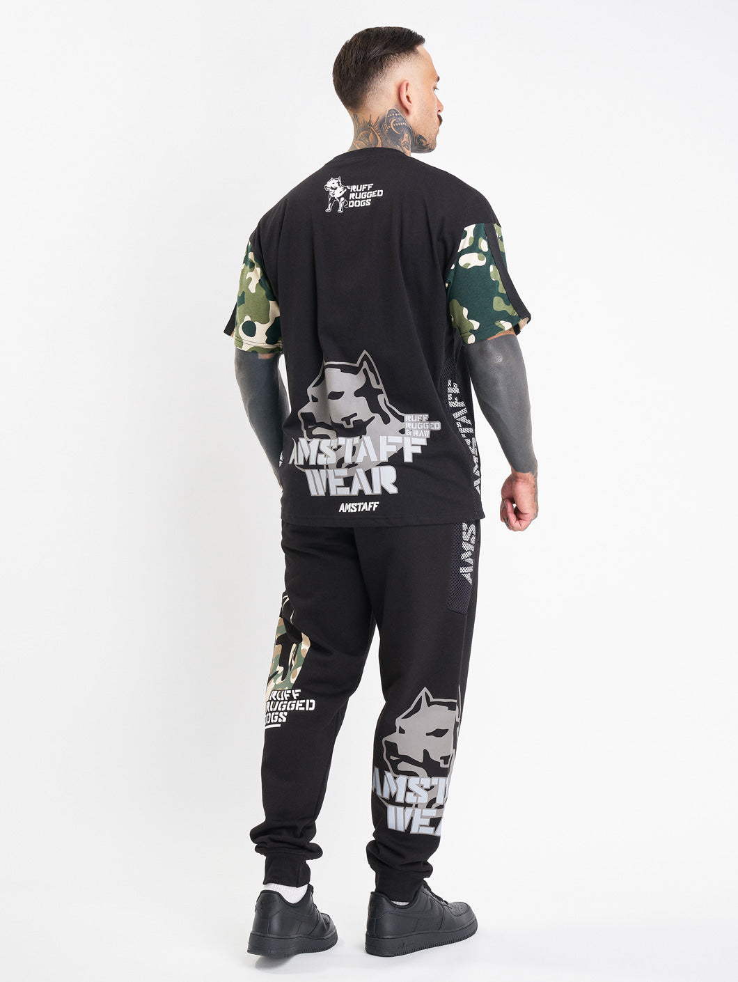 Amstaff Corven Sweatpants Black Camouflage