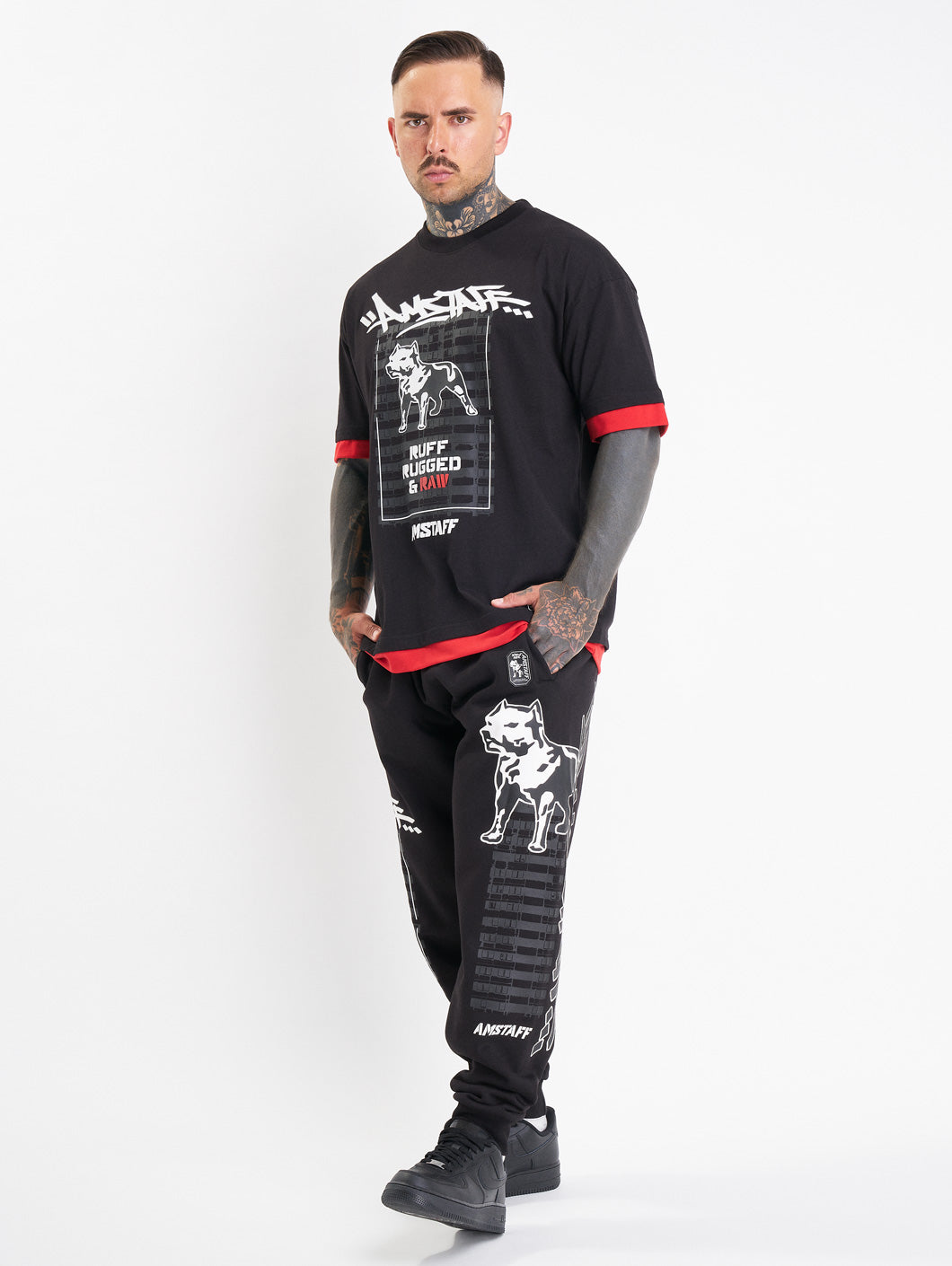 Amstaff Lucian Sweatpants Black