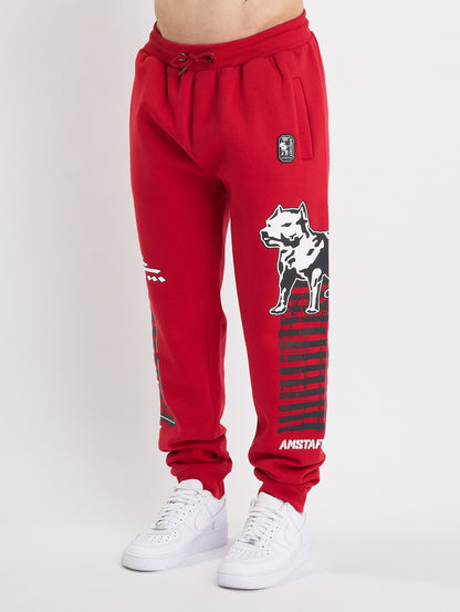 Amstaff Lucian Sweatpants Red