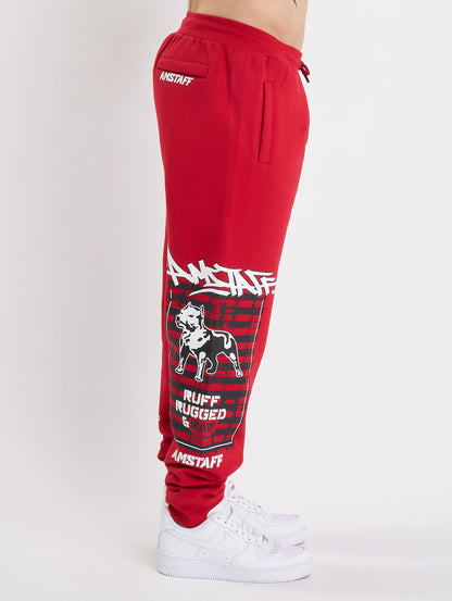 Amstaff Lucian Sweatpants Red