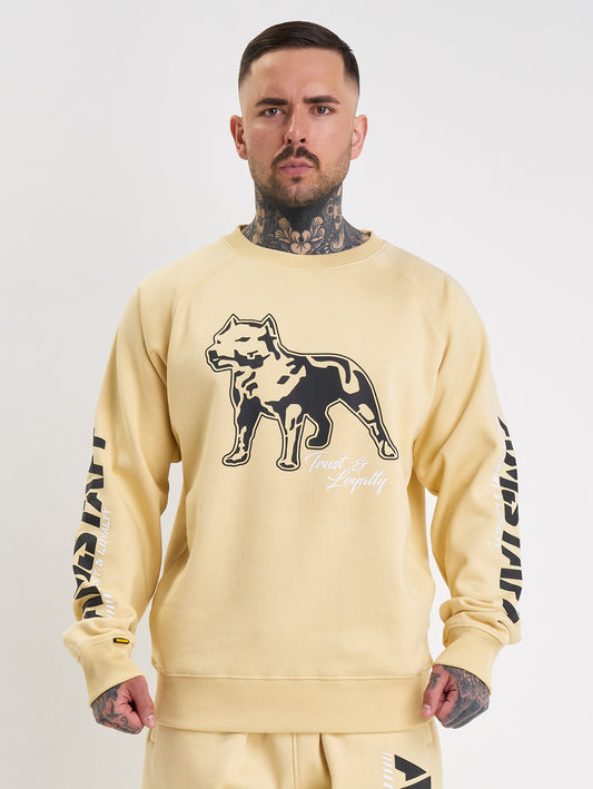 Amstaff Logo 2.0 Sweatshirt Vanilla Cream