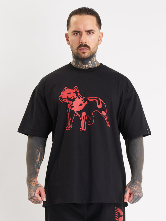 Amstaff Logo 2.0 T-Shirt Black Red