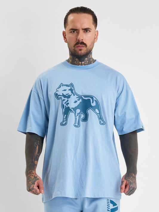 Amstaff Logo 2.0 T-Shirt Horizon Double Blue