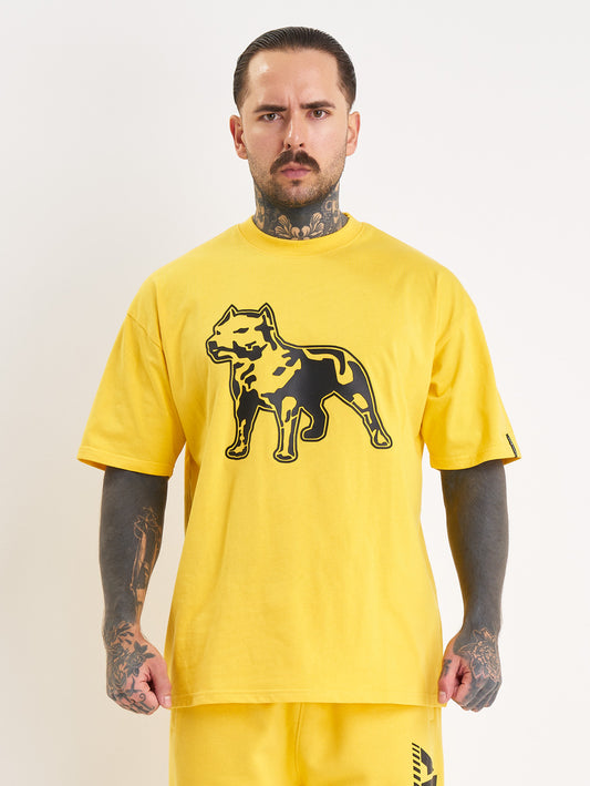 Amstaff Logo 2.0 T-Shirt Yellow Black