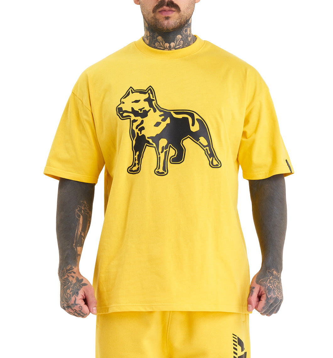 Amstaff Logo 2.0 T-Shirt Yellow Black