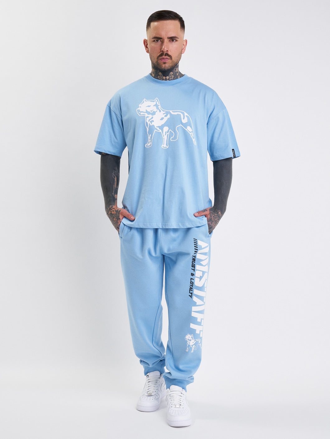 Amstaff Logo 2.0 Sweatpants Horizon Blue