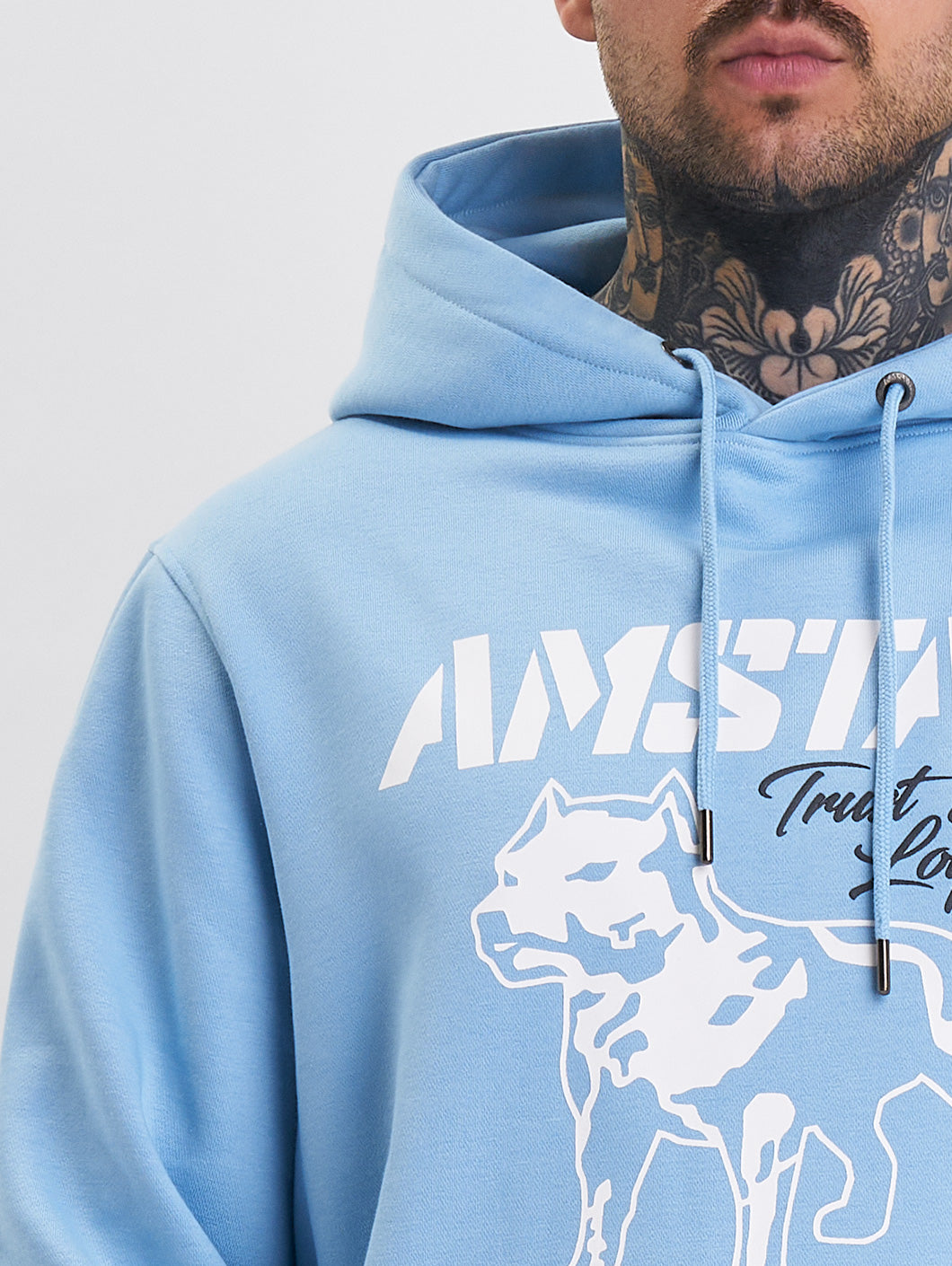 Amstaff Logo 2.0 Hoodie Horizon Blue