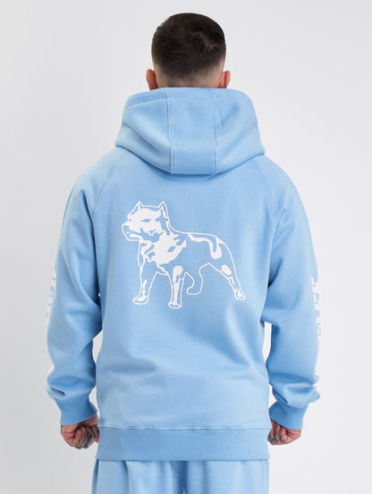 Amstaff Logo 2.0 Ziphoodie Horizon Blue