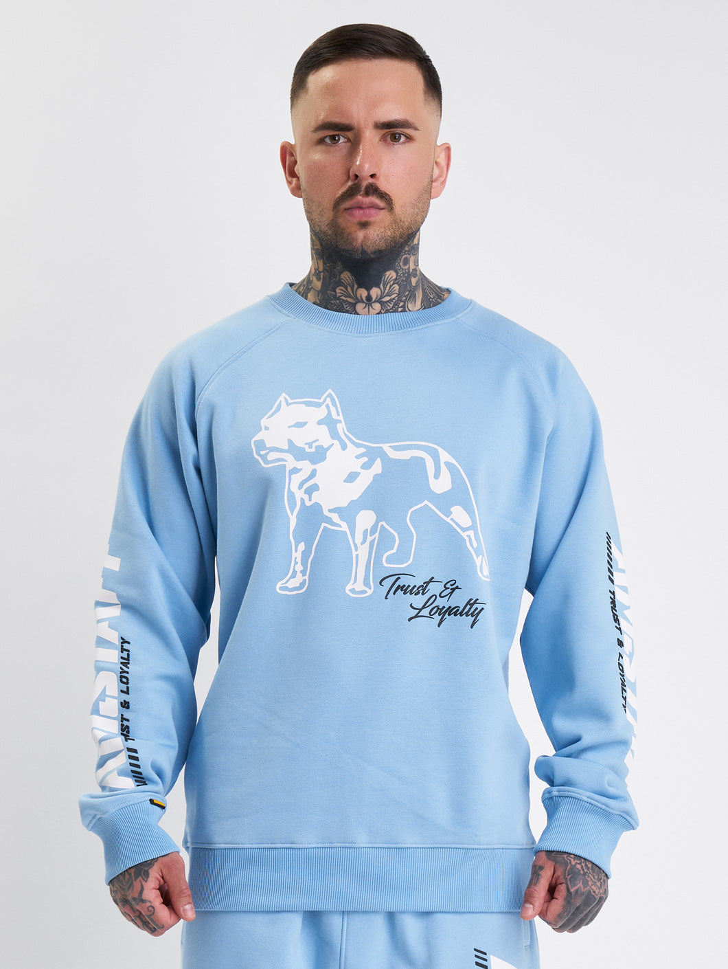 Amstaff Logo 2.0 Sweatshirt Horizon Blue