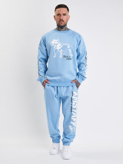 Amstaff Logo 2.0 Sweatshirt Horizon Blue