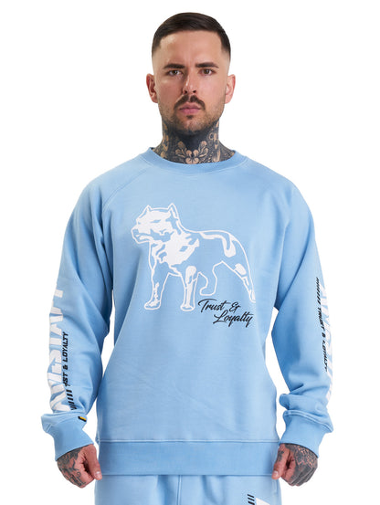 Amstaff Logo 2.0 Sweatshirt Horizon Blue