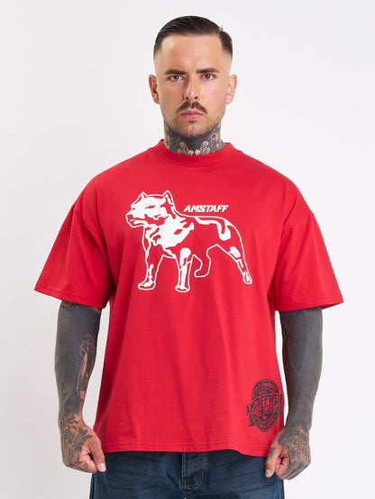 Amstaff Gattos T-Shirt Red