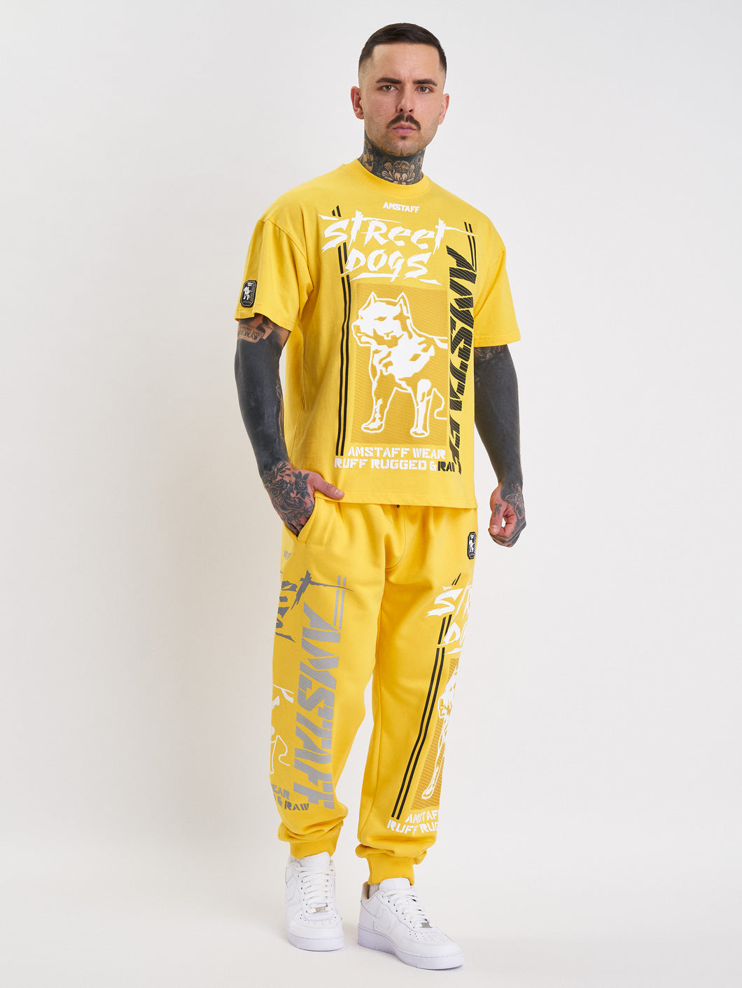 Amstaff Hunters T-Shirt Yellow