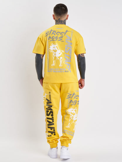 Amstaff Hunters T-Shirt Yellow