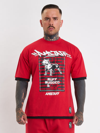 Amstaff Lucian T-Shirt Red