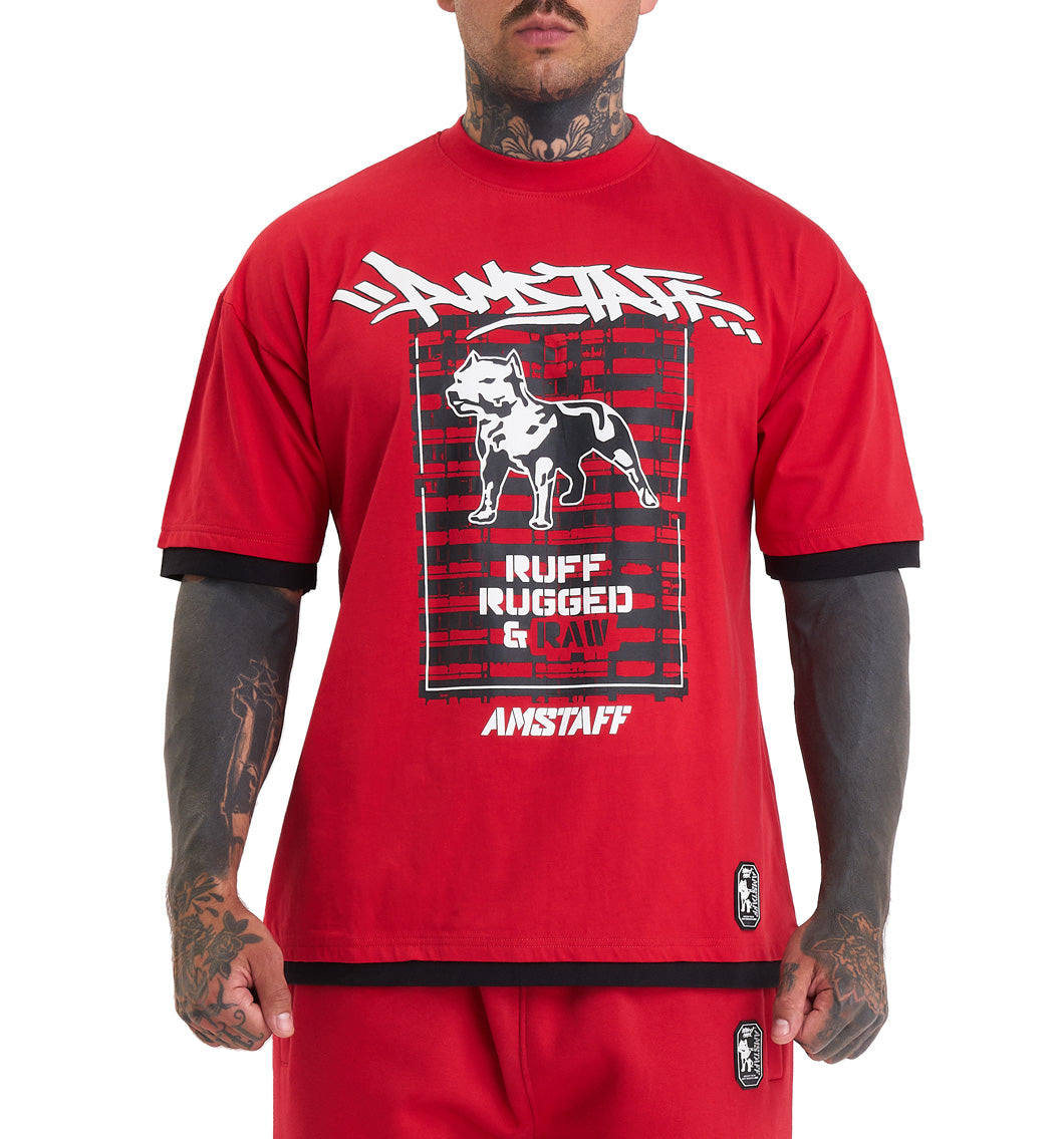 Amstaff Lucian T-Shirt Red