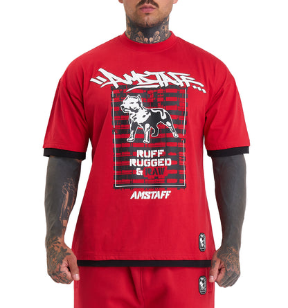 Amstaff Lucian T-Shirt Red