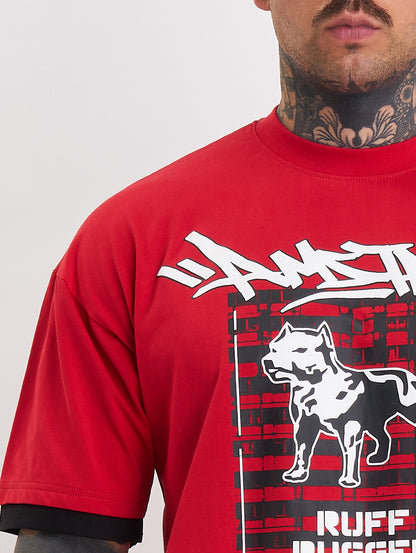 Amstaff Lucian T-Shirt Red