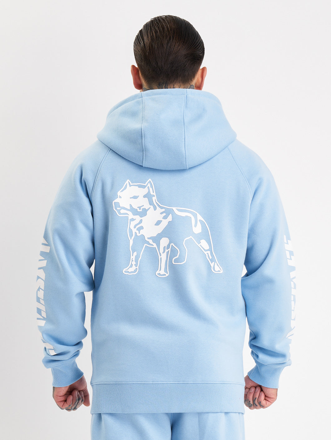 Amstaff Logo 2.0 Ziphoodie Horizon Blue